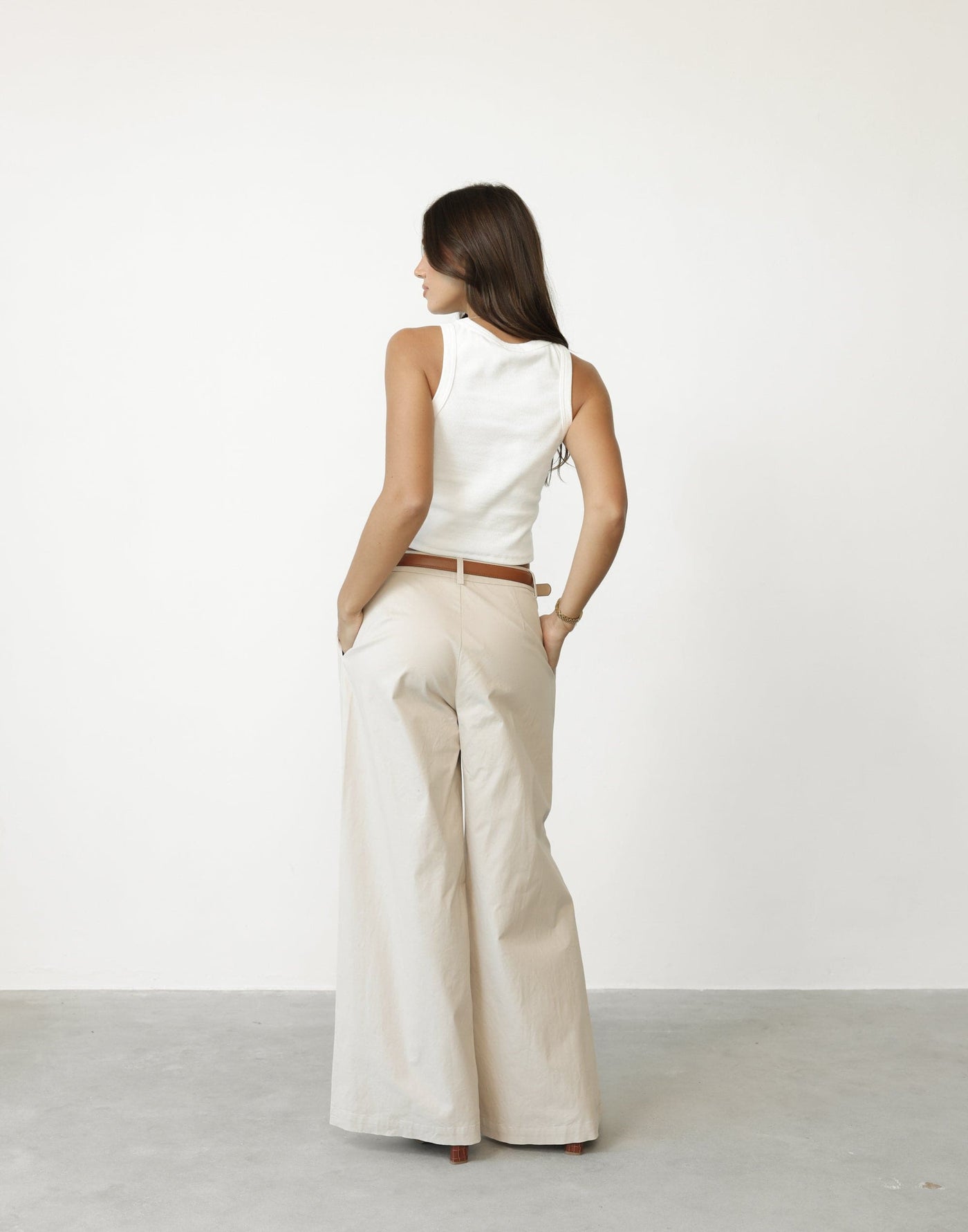 Joelle Pants (Beige) | Charcoal Clothing Exclusive - - Women's Pants - Charcoal Clothing