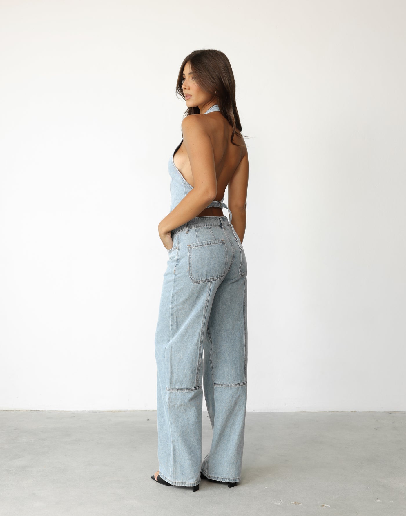 Dawson Jean (Washed Blue) - By Lioness - - Women's Pants - Charcoal Clothing