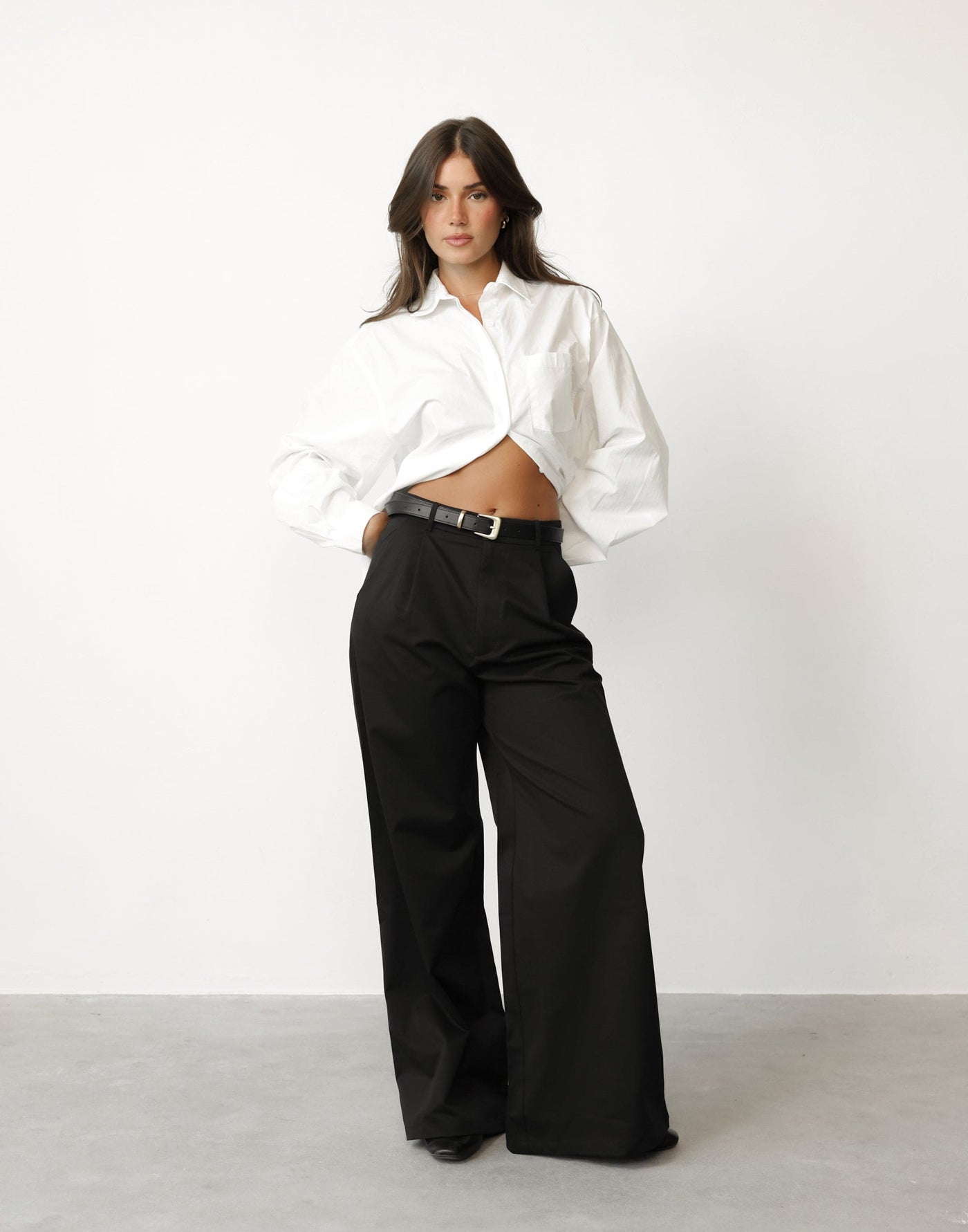 Mia Pants (Black) | Charcoal Clothing Exclusive - Tailored Style Black Business Pants - Women's Pants - Charcoal Clothing