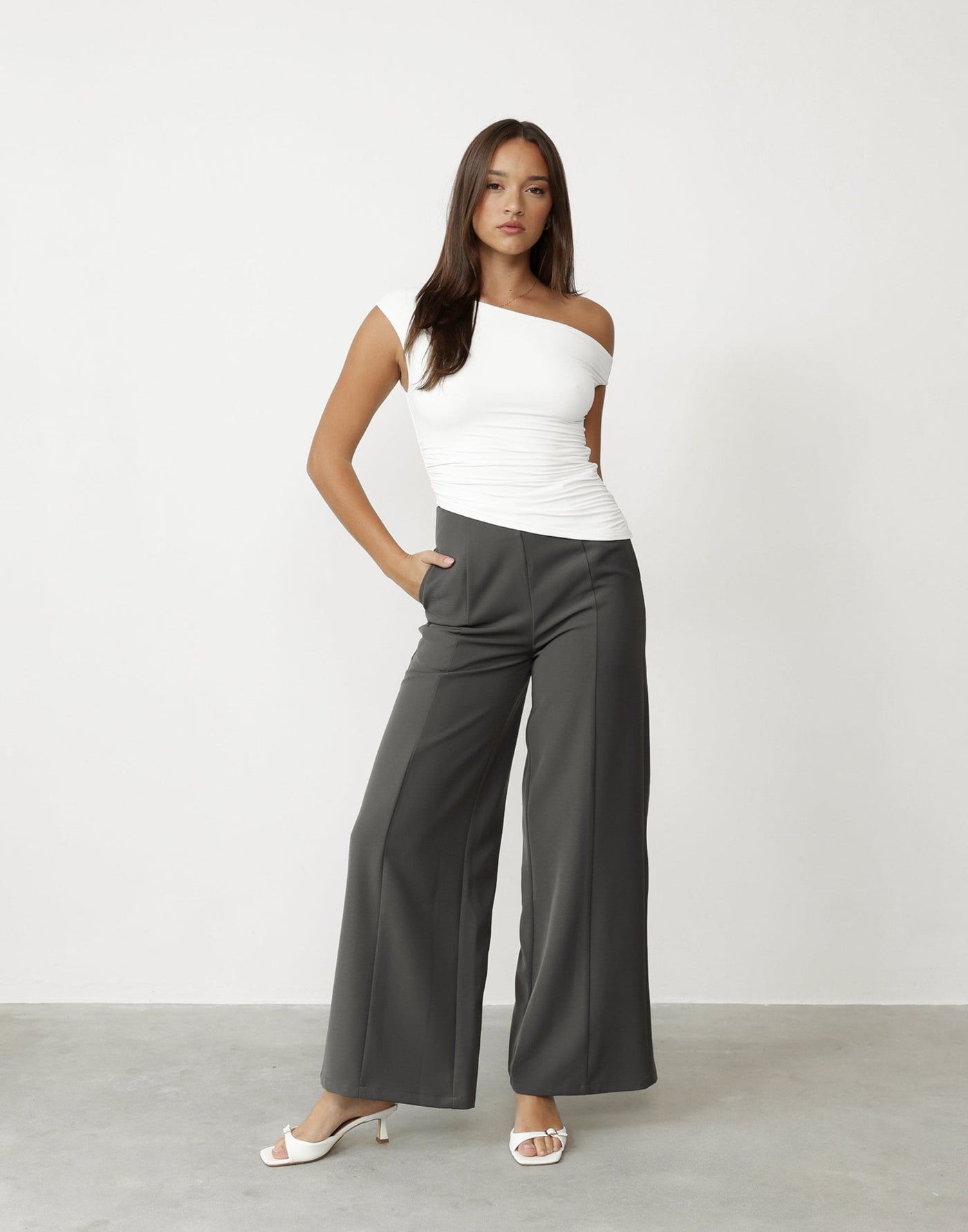 Alexander Pants (Slate) | Charcoal Clothing Exclusive - - Women's Pants - Charcoal Clothing