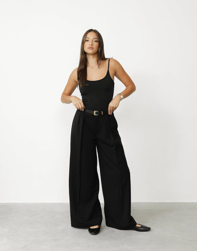 Rhiann Pants (Black) | Charcoal Clothing Exclusive - - Women's Pants - Charcoal Clothing
