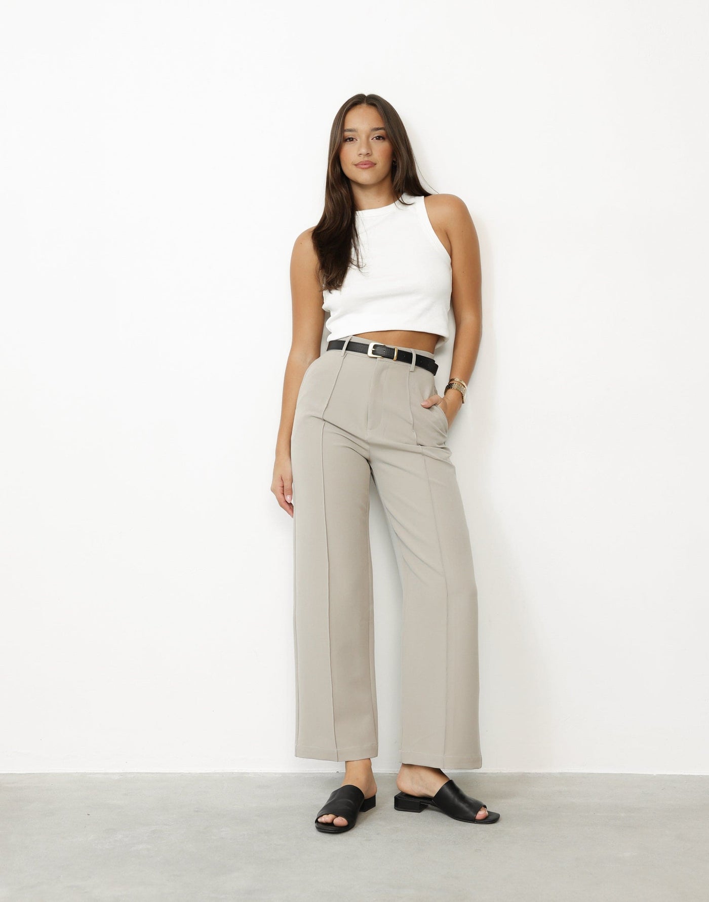 Colden Pants (Ash) - Petite | Charcoal Clothing Exclusive - - Women's Pants - Charcoal Clothing