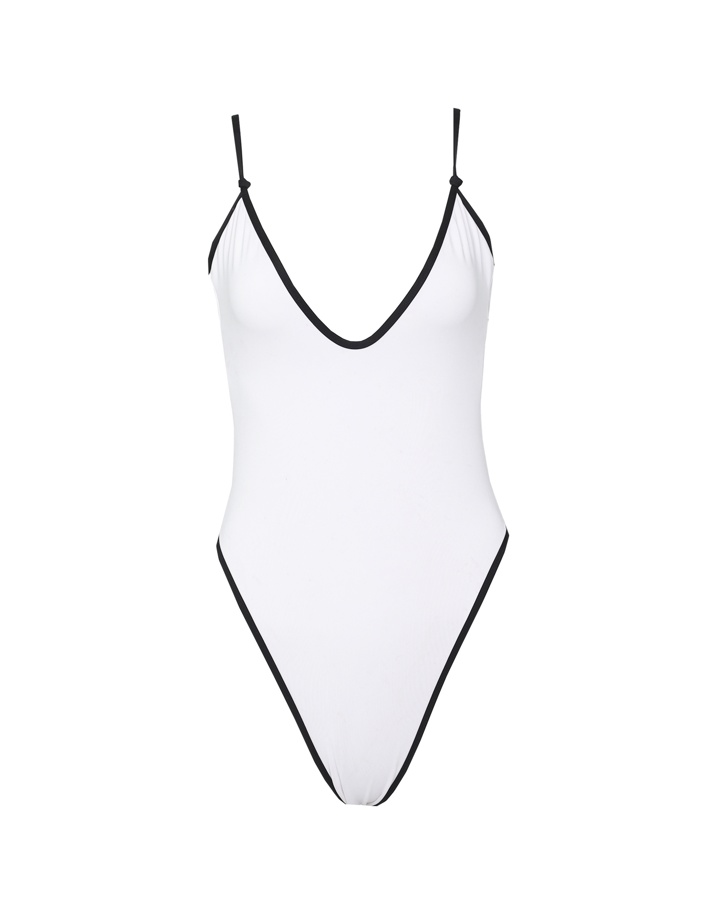 Sailing Close One Piece (Black/White) - Reversible Low Scooped Back Swim Suit - Women's Swim - Charcoal Clothing