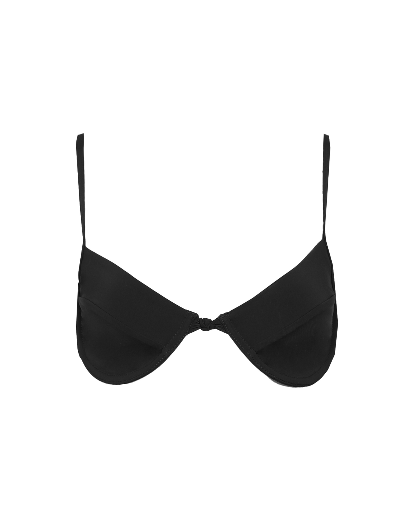 Starboard Balconette Bikini Top (Black) - Underwire Bikini Top - Women's Swim - Charcoal Clothing mix-and-match