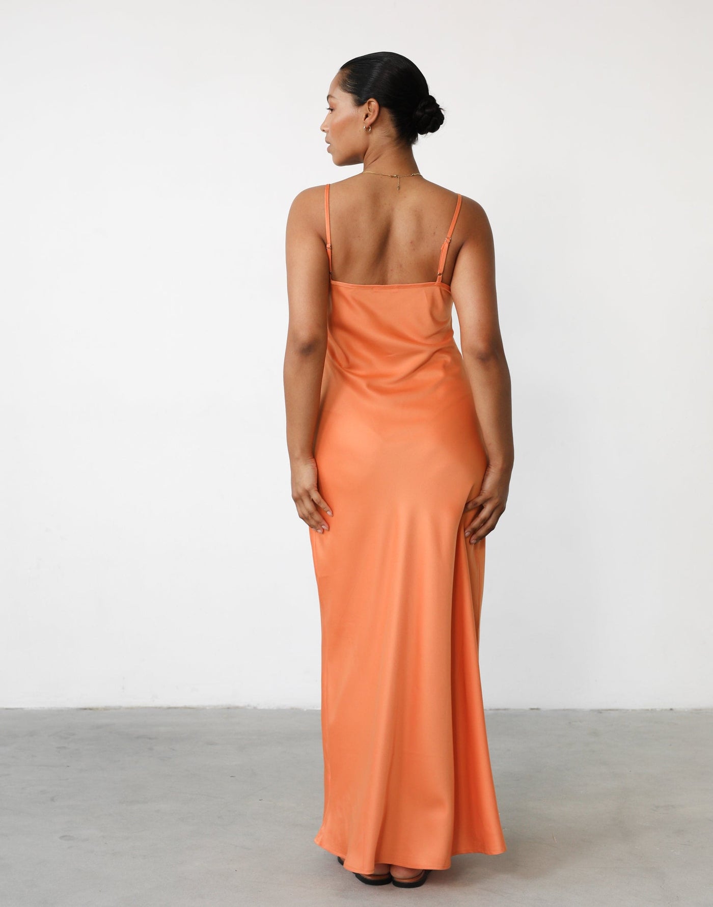 Martha Maxi Dress (Papaya) - Papaya Maxi Dress - Women's Dress - Charcoal Clothing