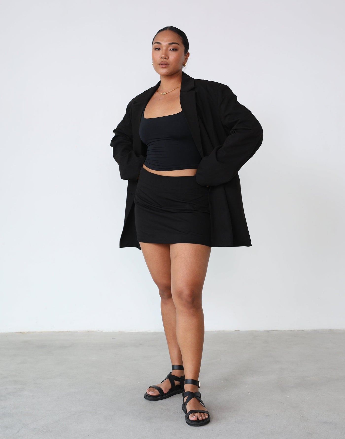 Ashwood Blazer (Black) - Black Blazer - Women's Outerwear - Charcoal Clothing