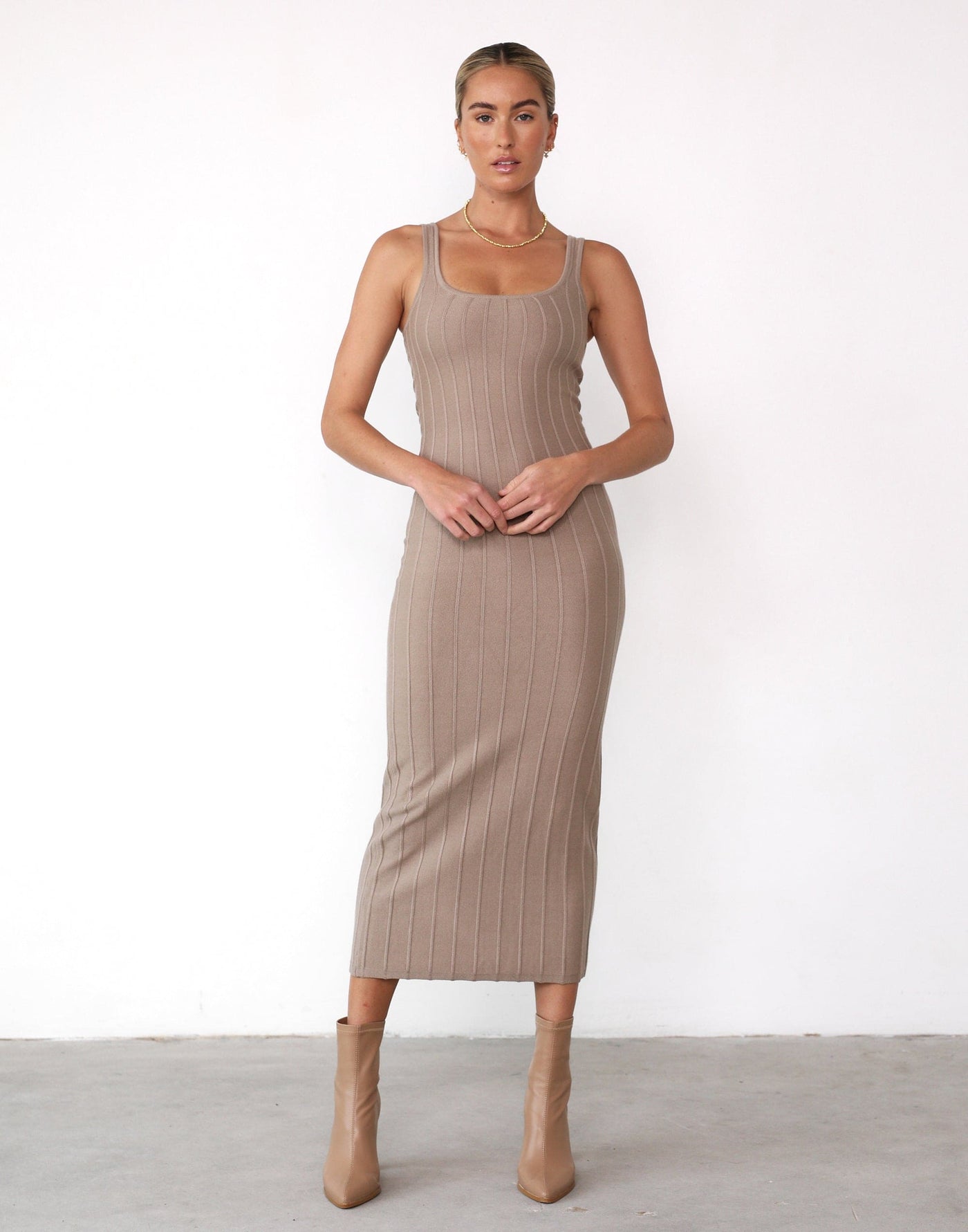 Ephemeral Maxi Dress (Ash) - Ash Maxi Dress - Women's Dress - Charcoal Clothing