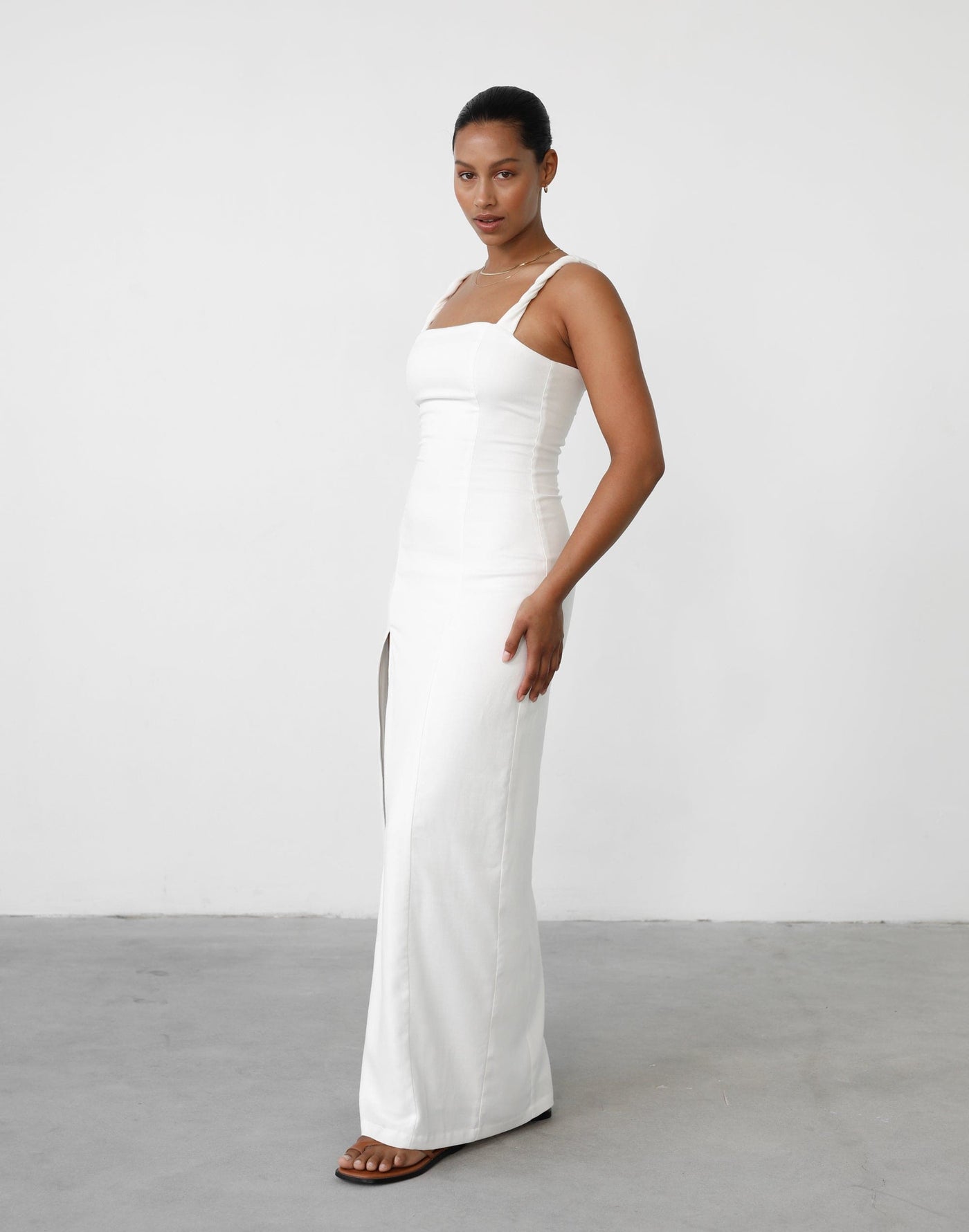 Bacalar Maxi Dress (White) - White Maxi Dress - Women's Dress - Charcoal Clothing