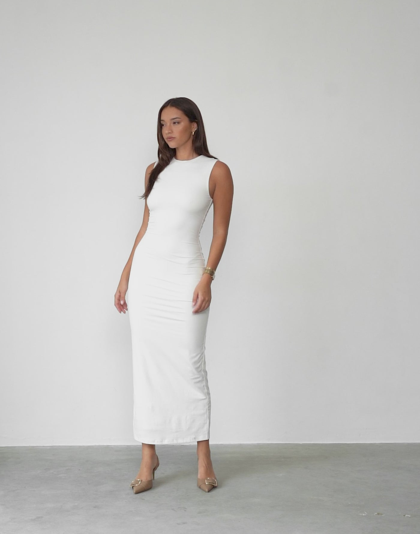 Fable Maxi Dress (White)