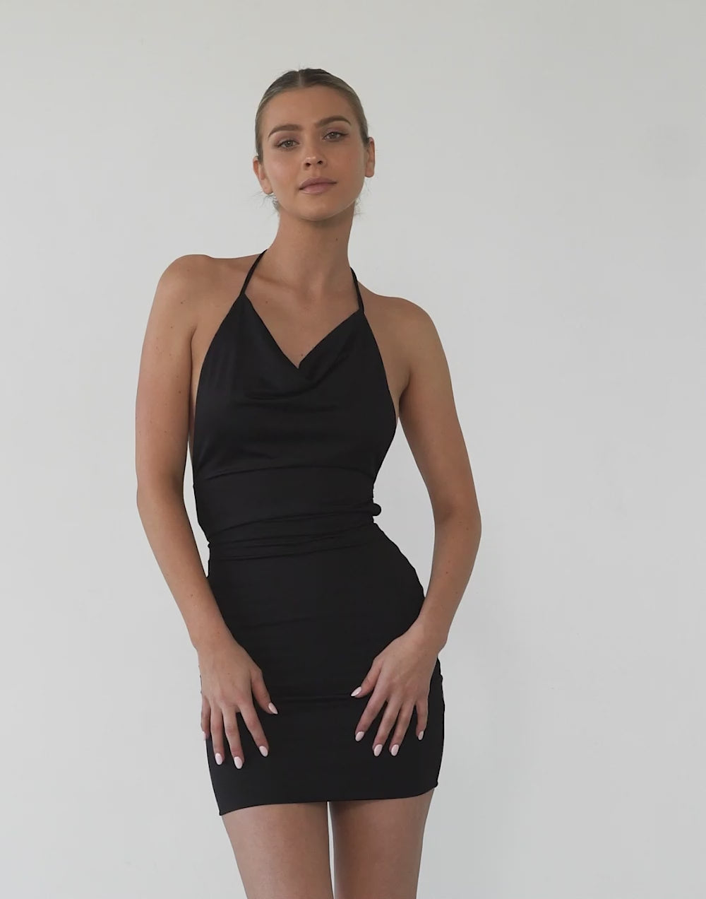 Raena Mini Dress (Black)