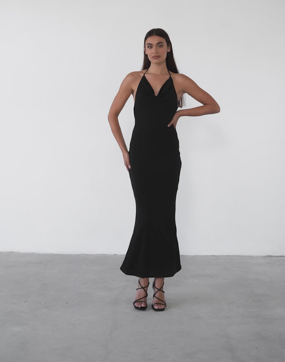 Marcella Maxi Dress (Black)