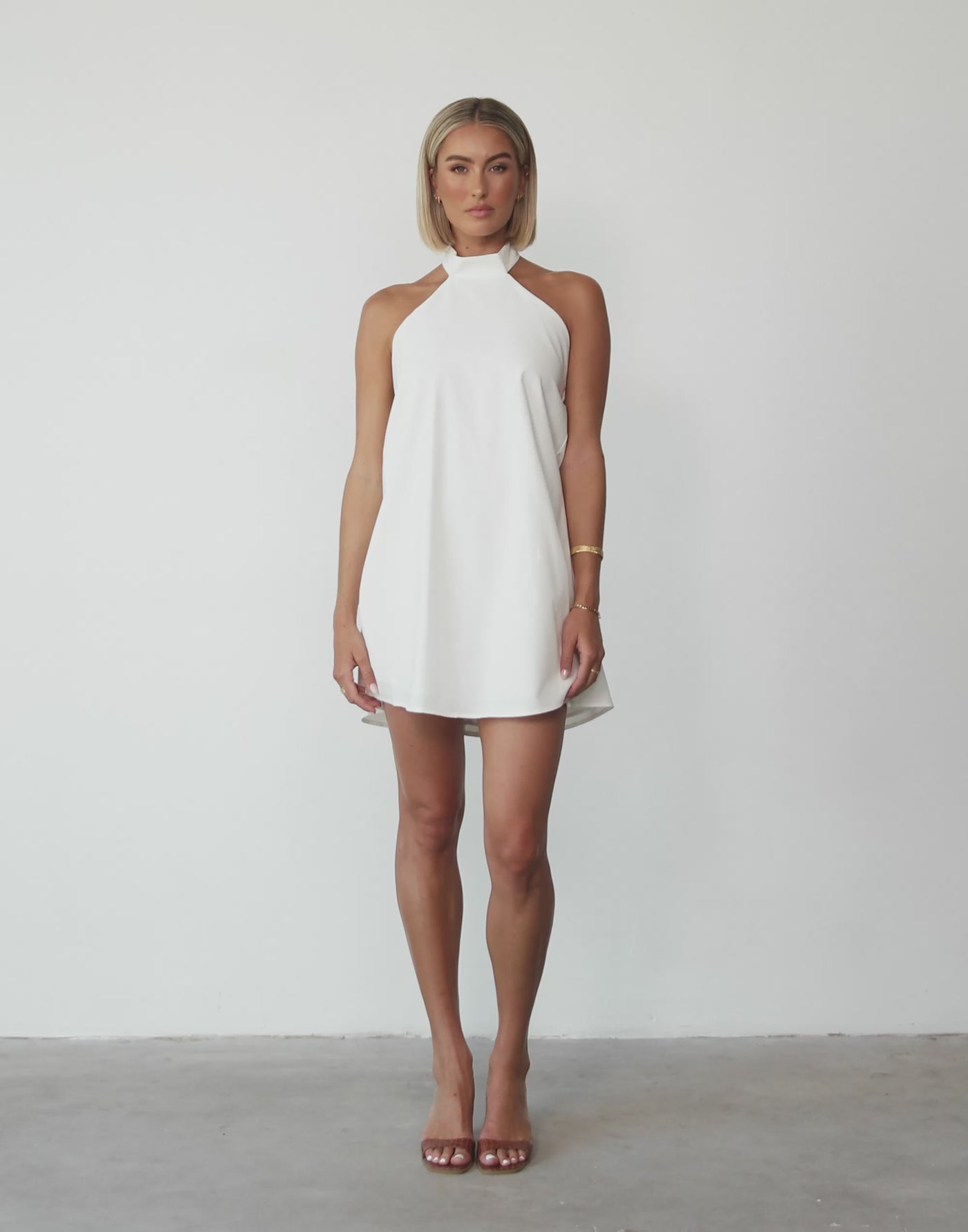 Misia Mini Dress (White)