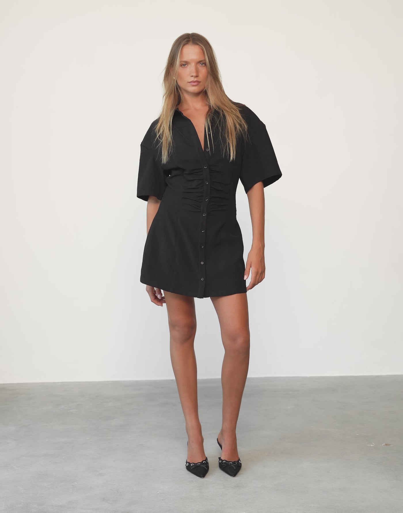 Etta Mini Dress (Black)