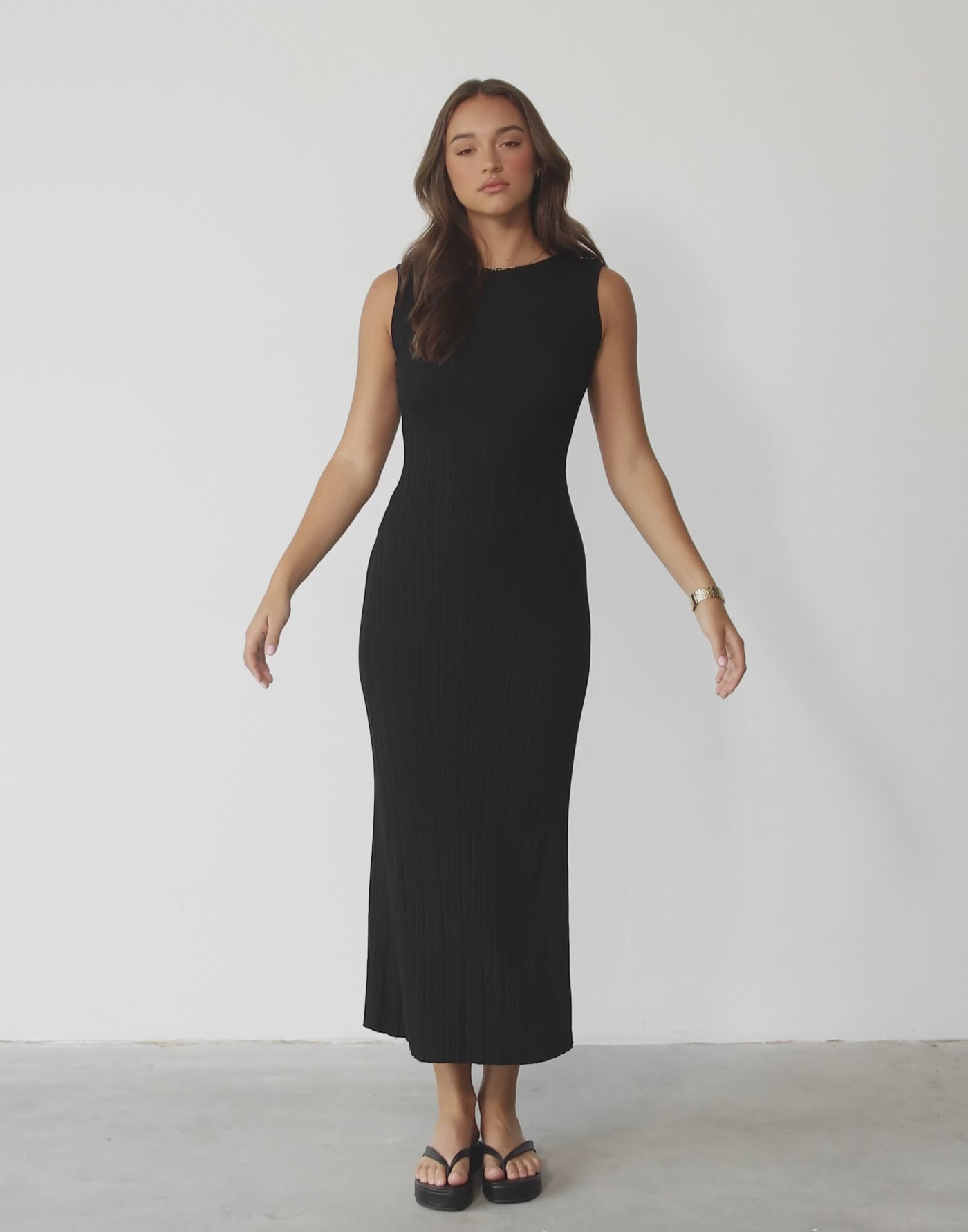 Melissa Maxi Dress (Black)