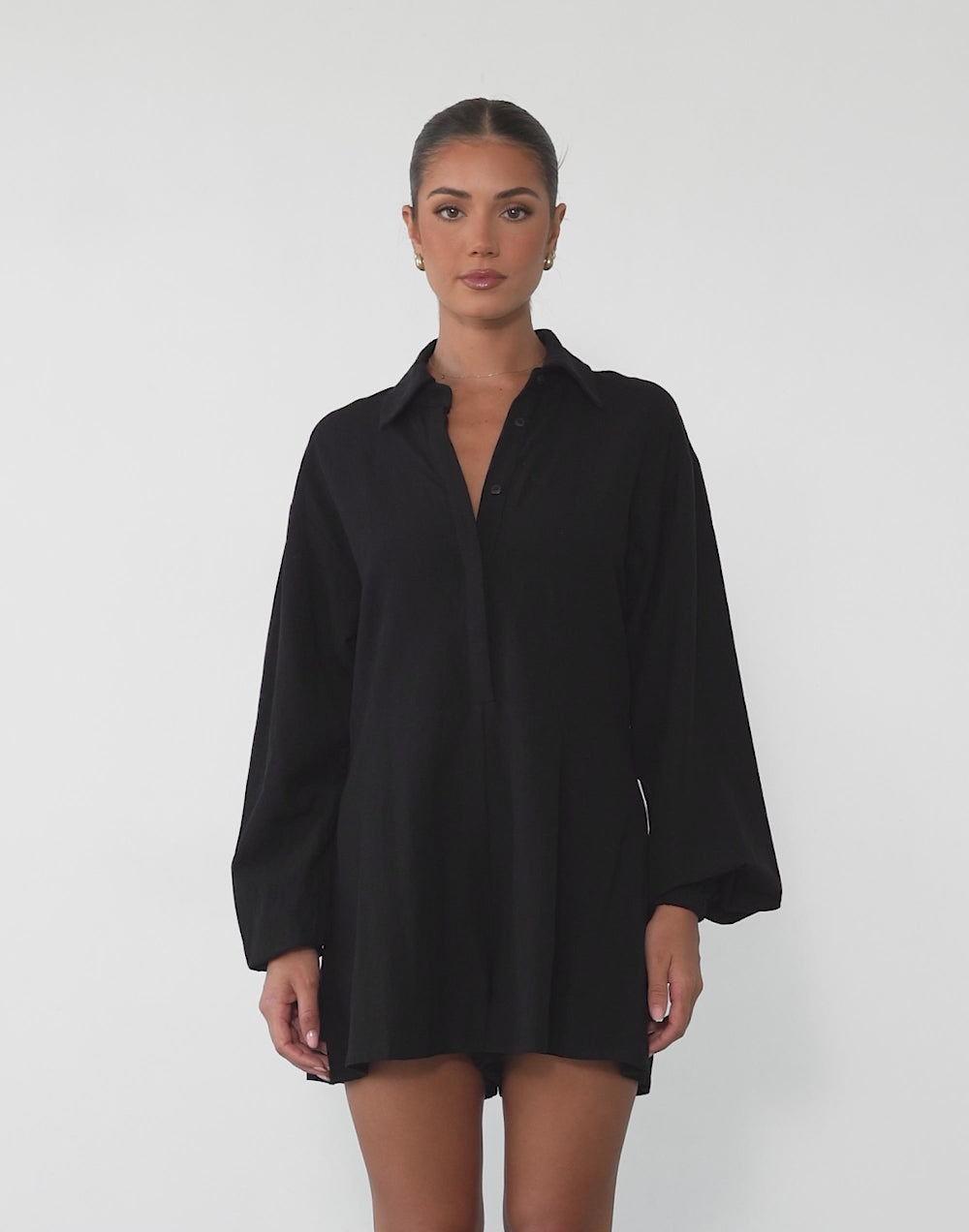 Take Your Time Playsuit (Black)
