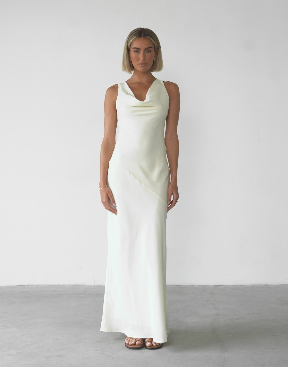 Imogen Maxi Dress (Off White)
