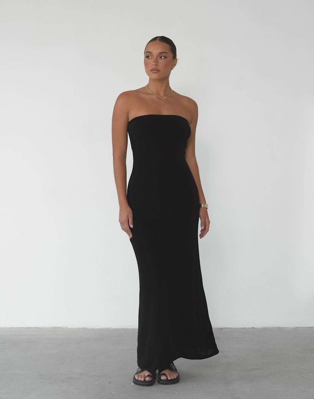 Abelle Maxi Dress (Black)