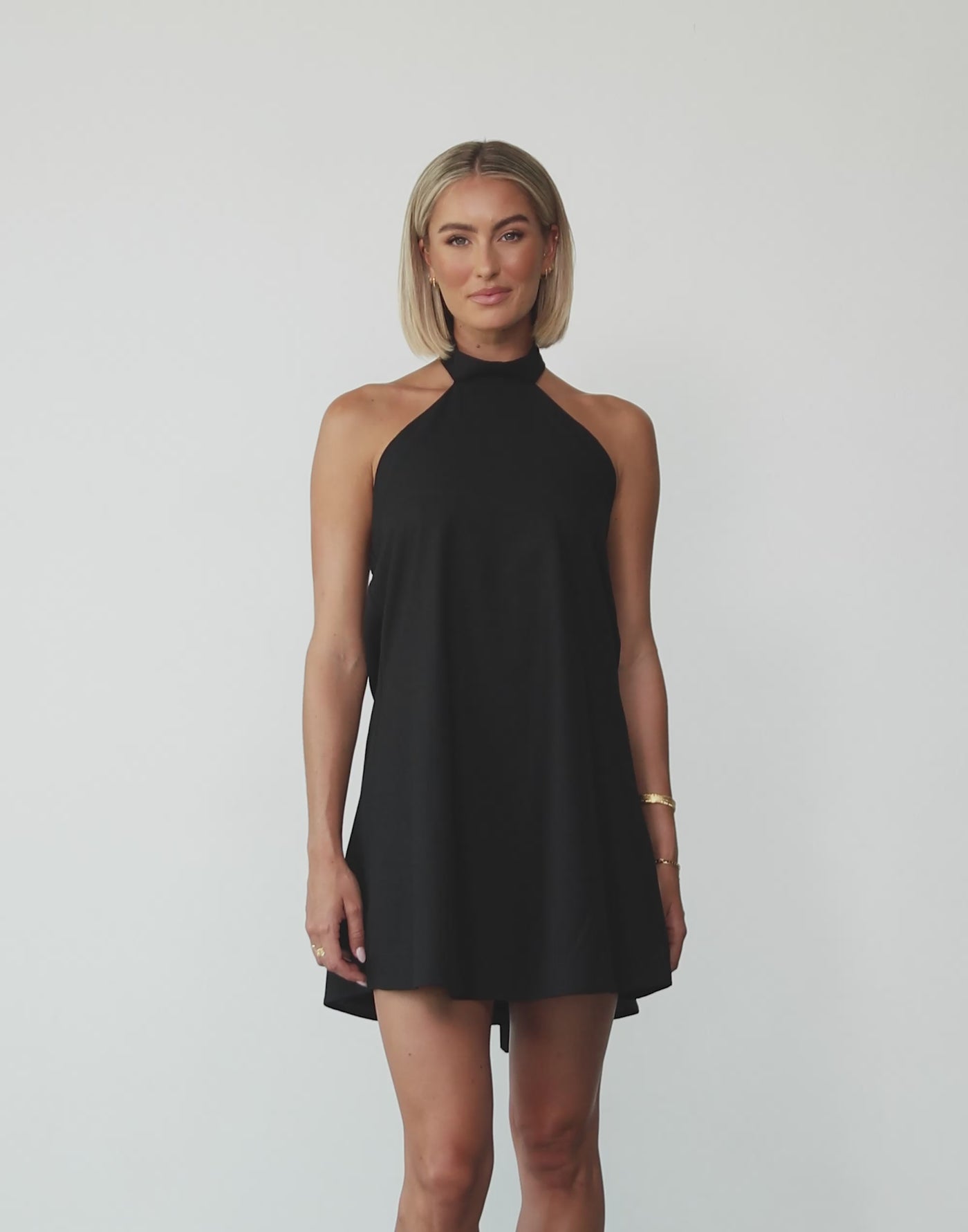 Misia Mini Dress (Black)