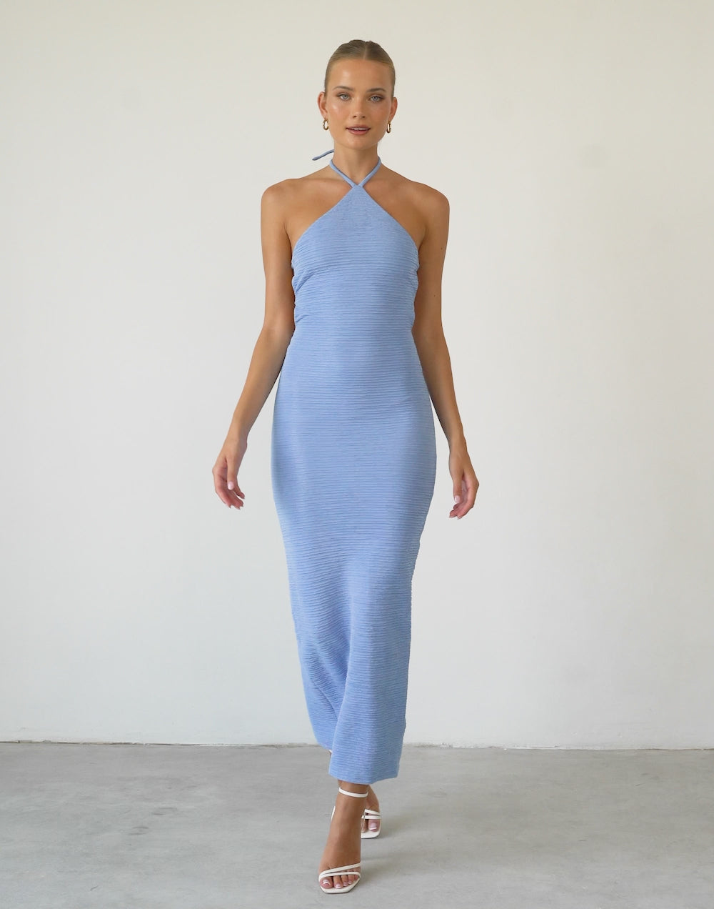 Alessandra Maxi Dress (Blue)