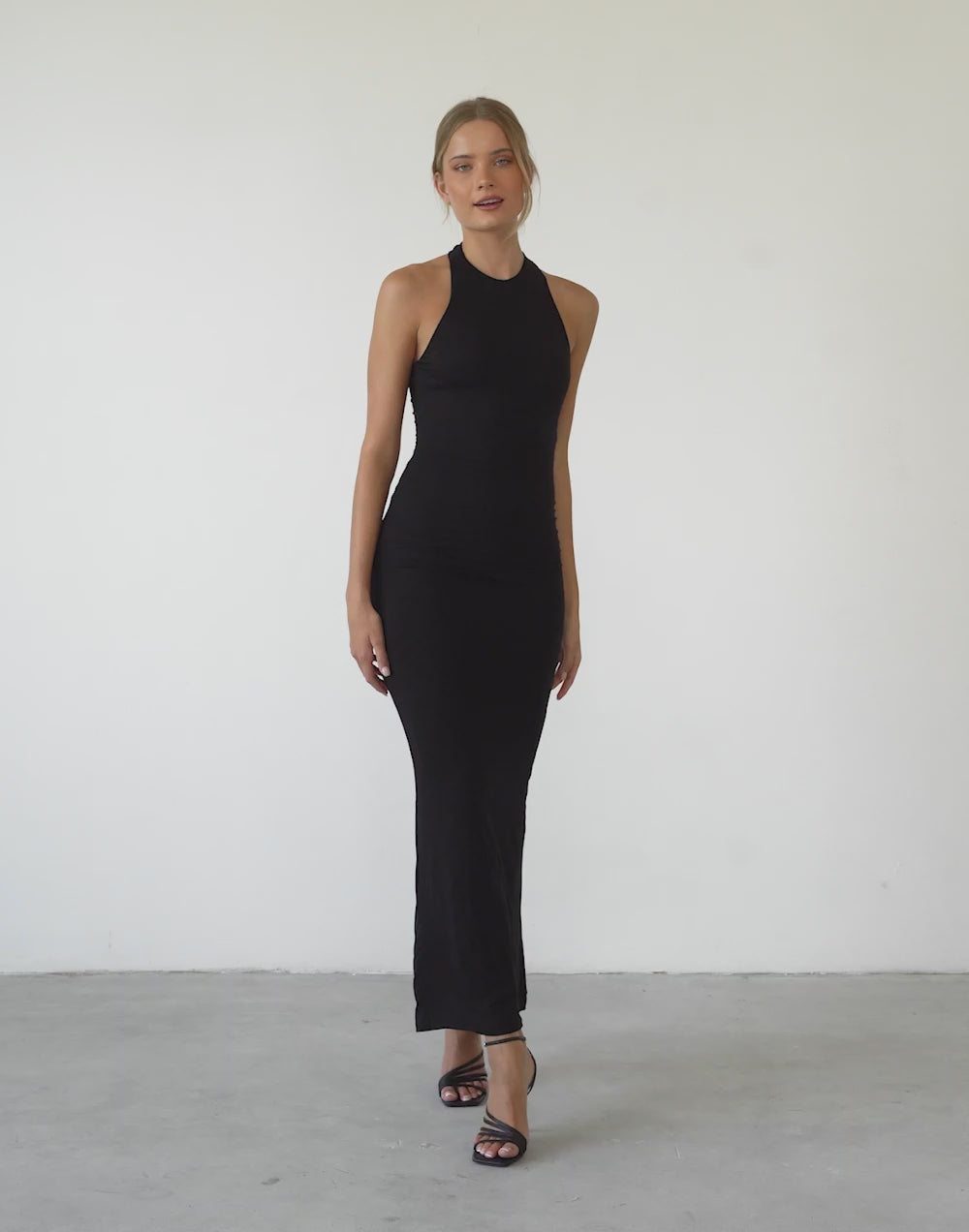 Aziza Maxi Dress (Black)