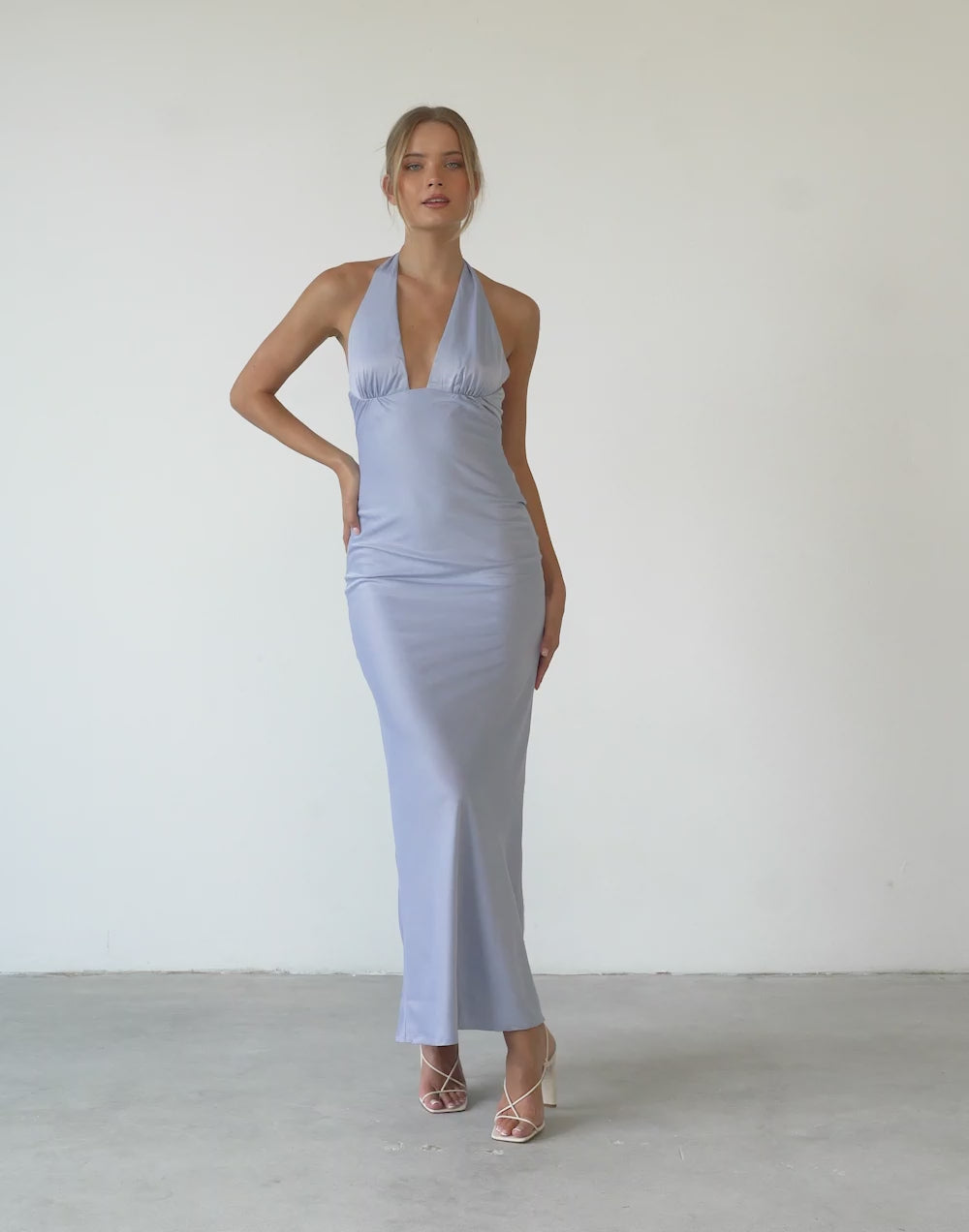 Brooklyn Maxi Dress (Blue)