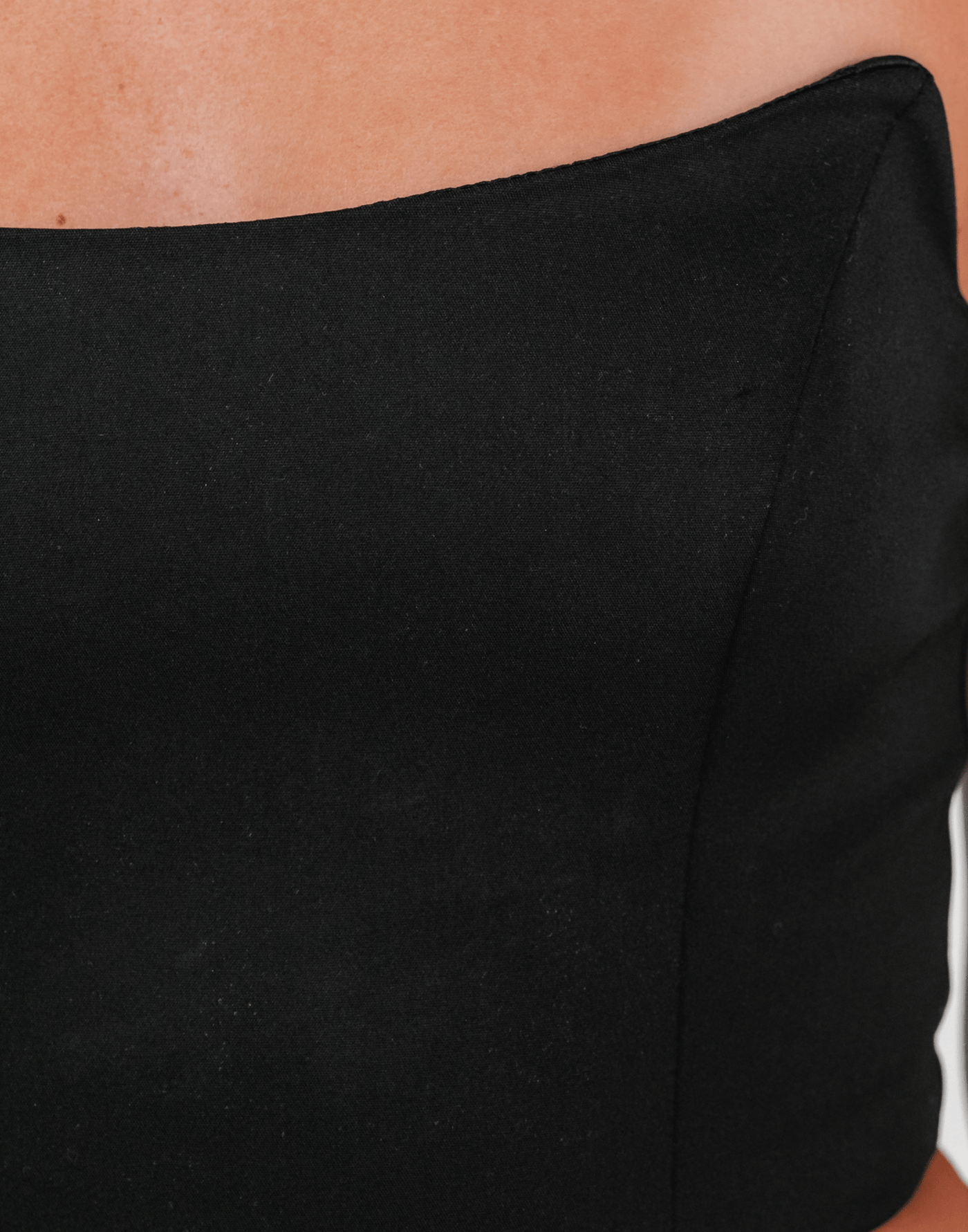 Close To You Corset Top (Black) - Basic Corset Top - Women's Top - Charcoal Clothing