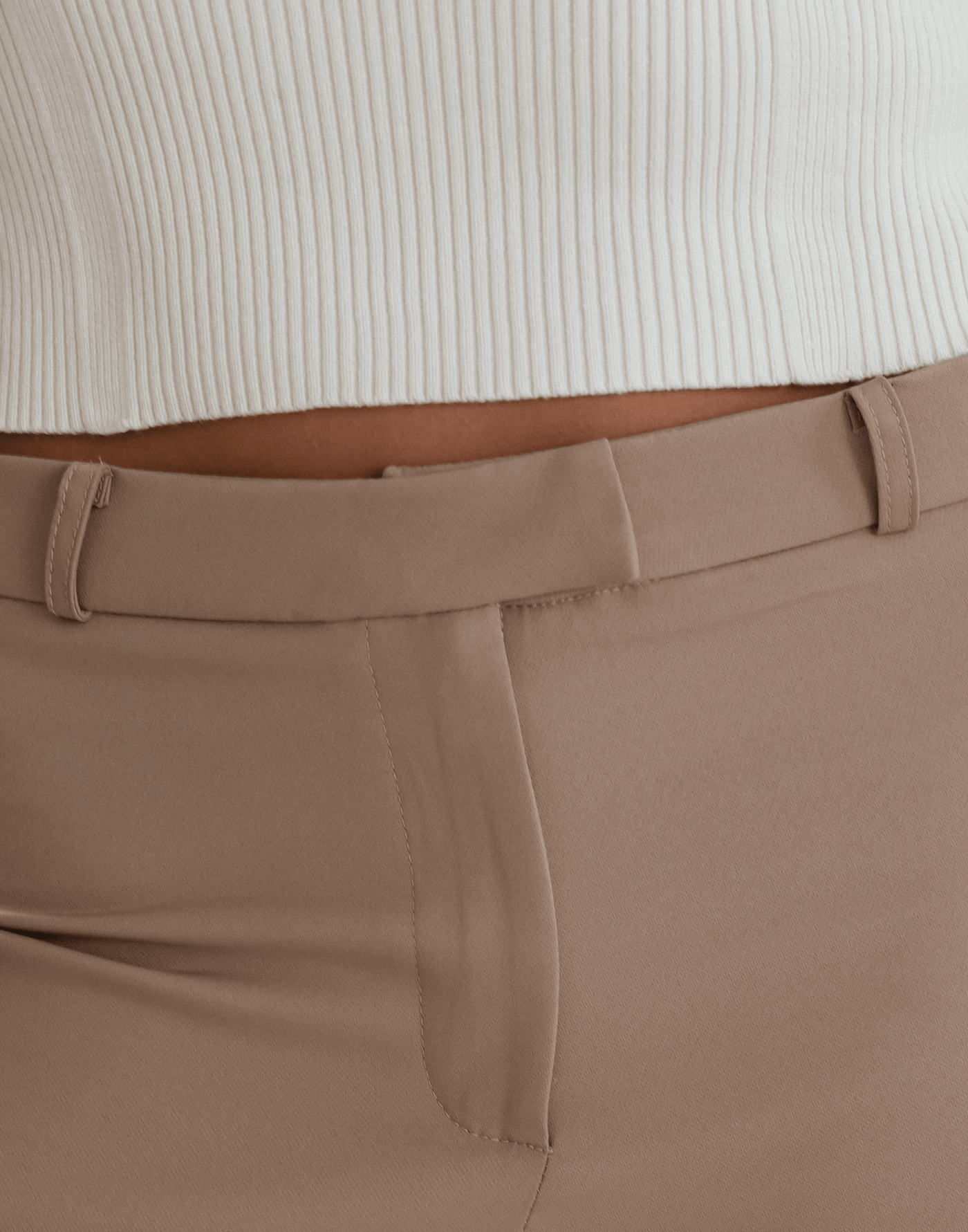 PRE ORDER: Xali Pants (Mushroom) - Mid Waisted Pants - Women's Pants - Charcoal Clothing