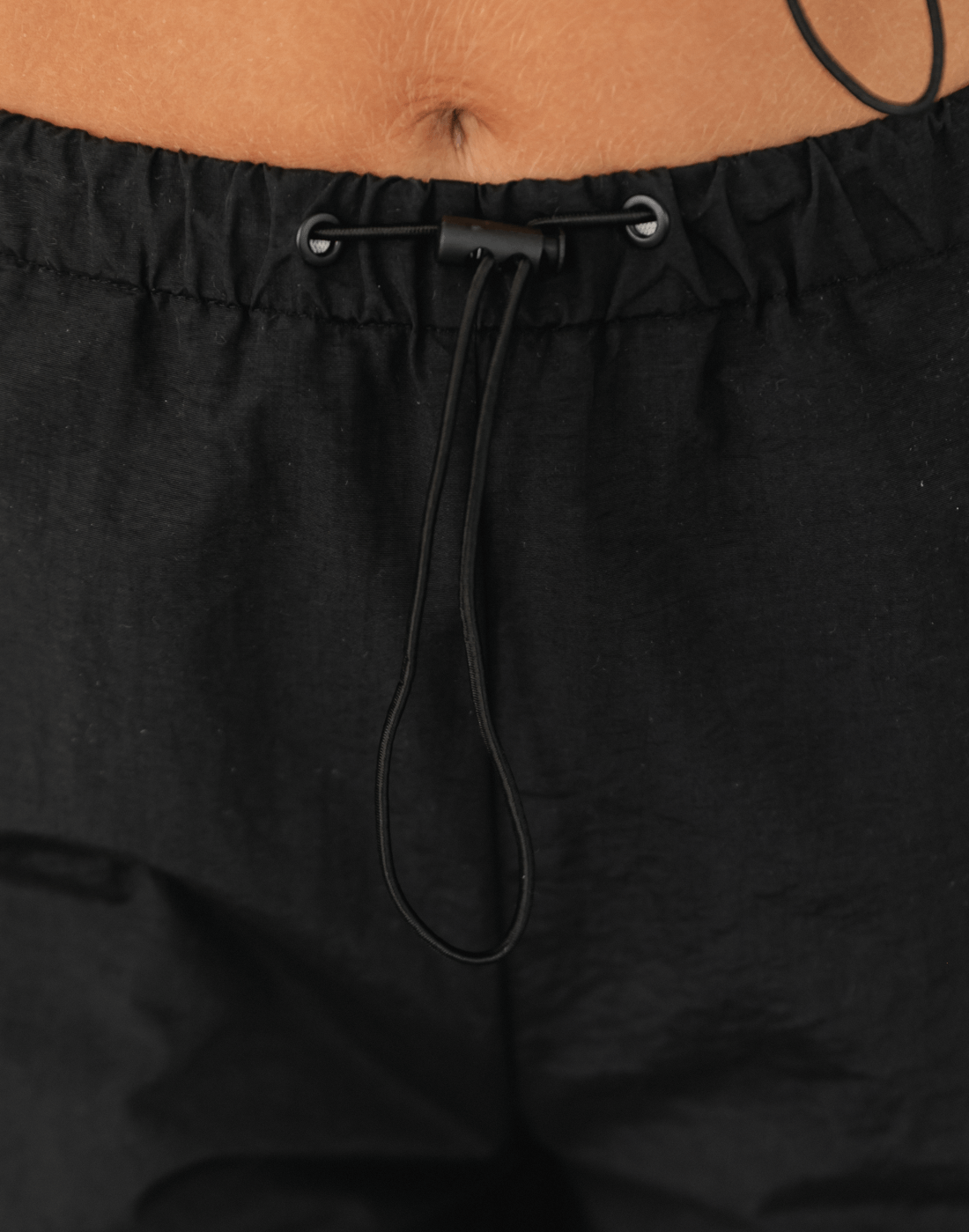 Callum Pants (Black) - Cargo Parachute Pants - Women's Pants - Charcoal Clothing