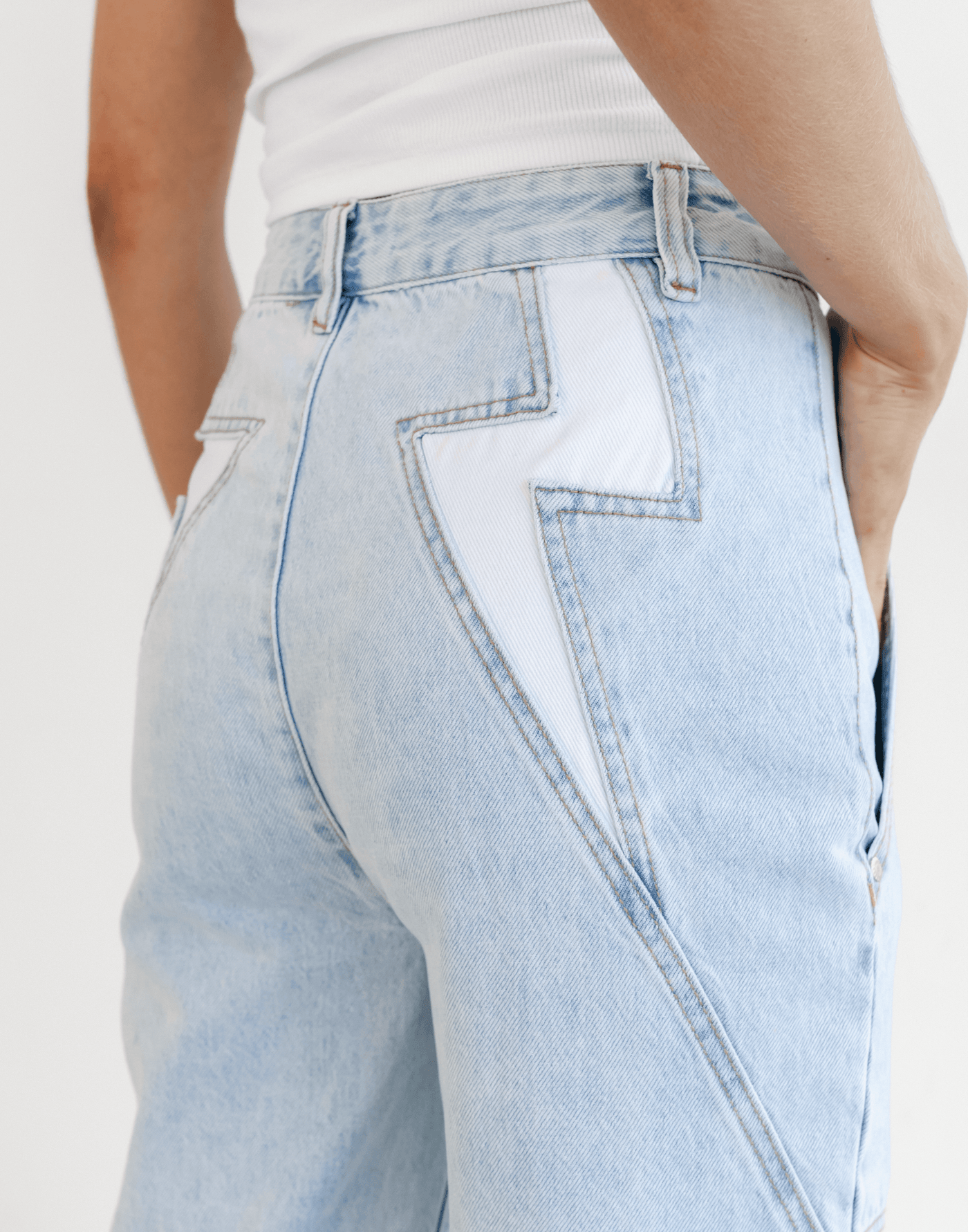 Rizzo Jeans (Light Blue) - Blue Denim Jeans - Women's Pants - Charcoal Clothing