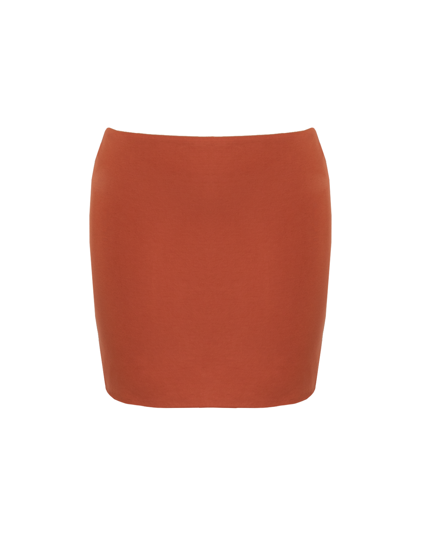 Nighthawk Mini Skirt (Rust) - Jersey Mini Skirt - Women's Skirt - Charcoal Clothing