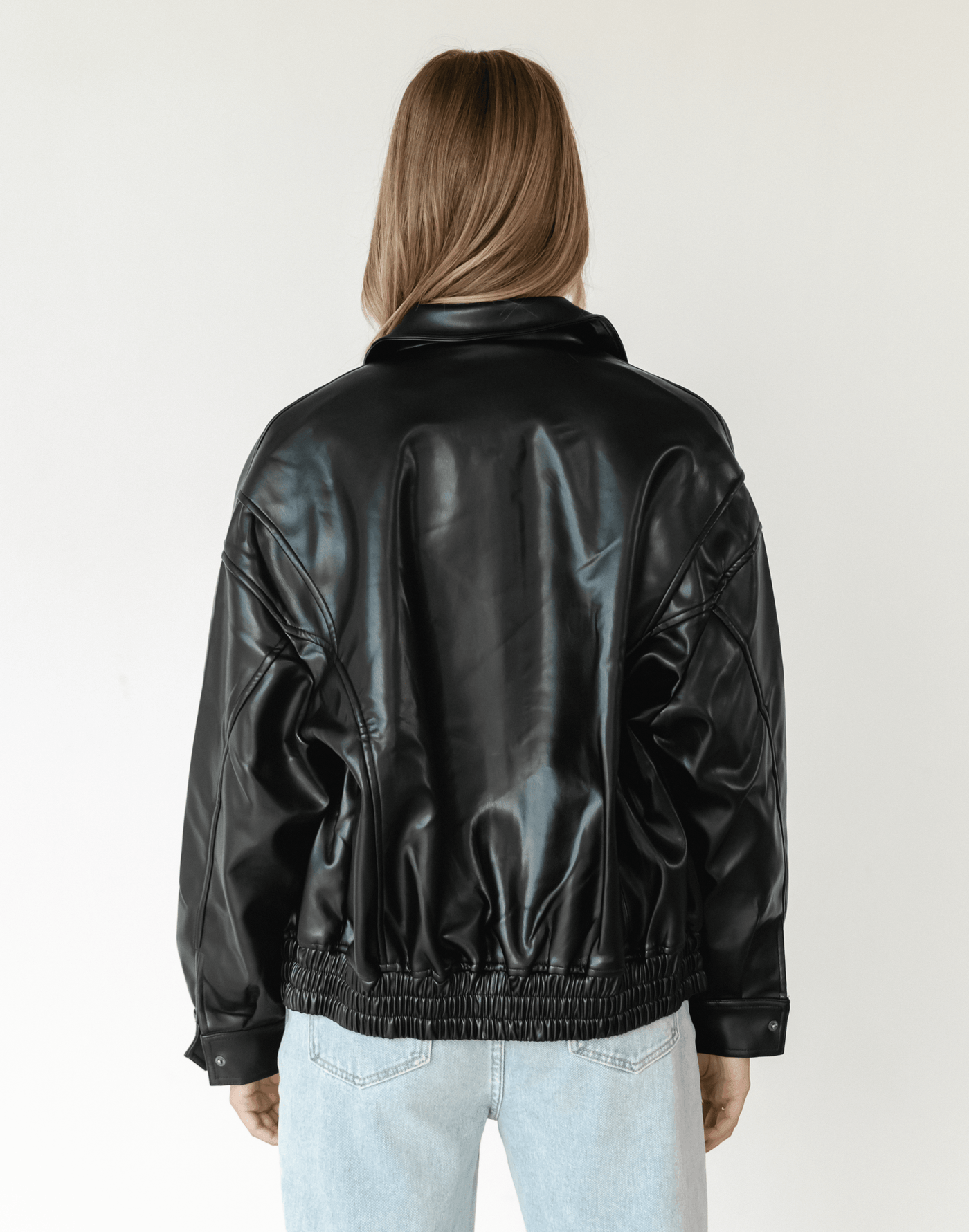 Kenny Bomber (Jet Black) - By Lioness - Women's Outerwear - Charcoal Clothing