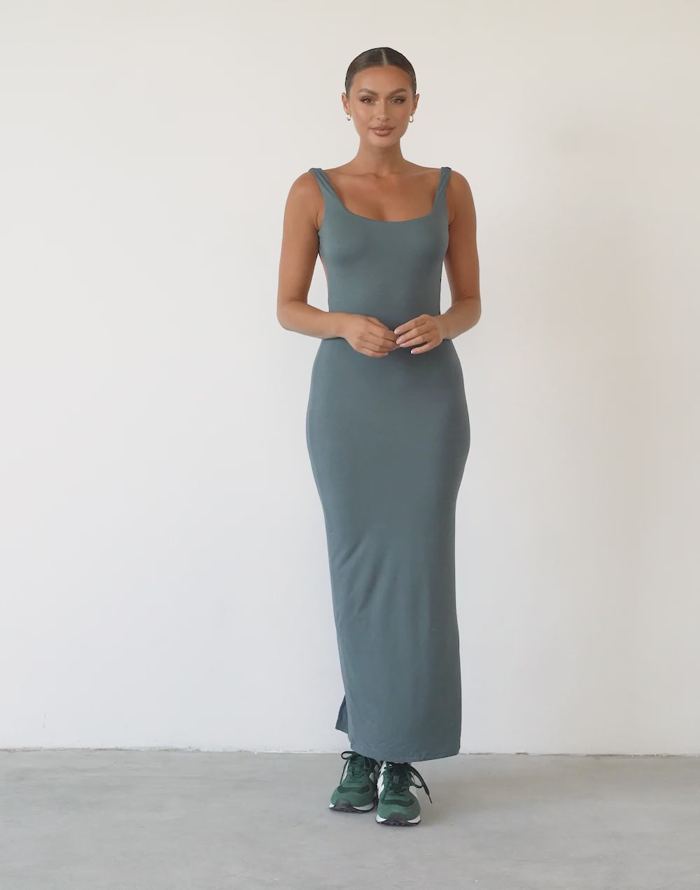 With Grace Maxi Dress (Teal)