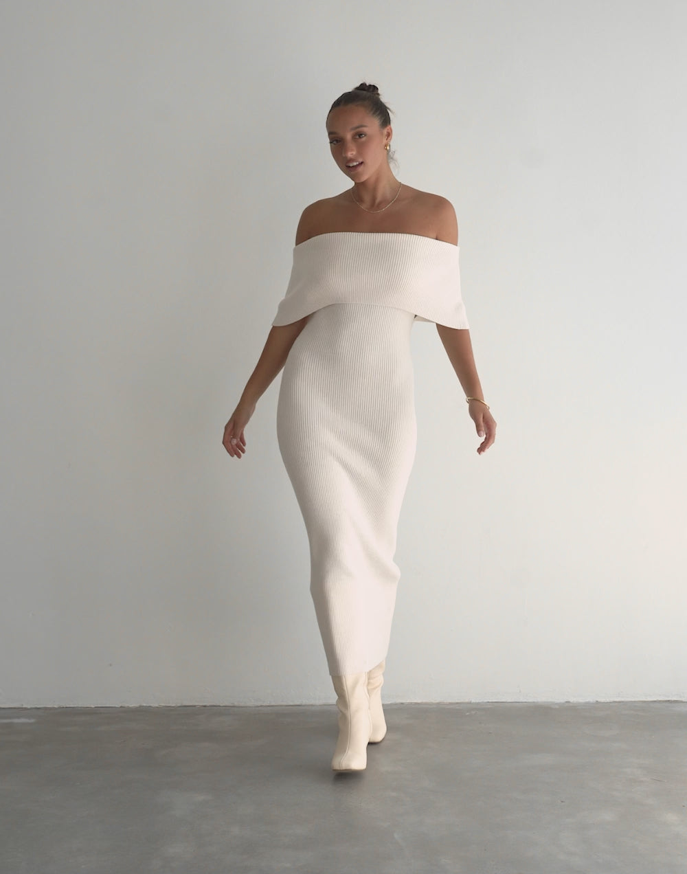 Ambiguity Maxi Dress (Cream)