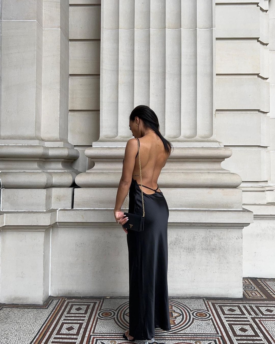 Captivate Maxi Dress (Black) - Backless Maxi Dress - Women's Dress - Charcoal Clothing