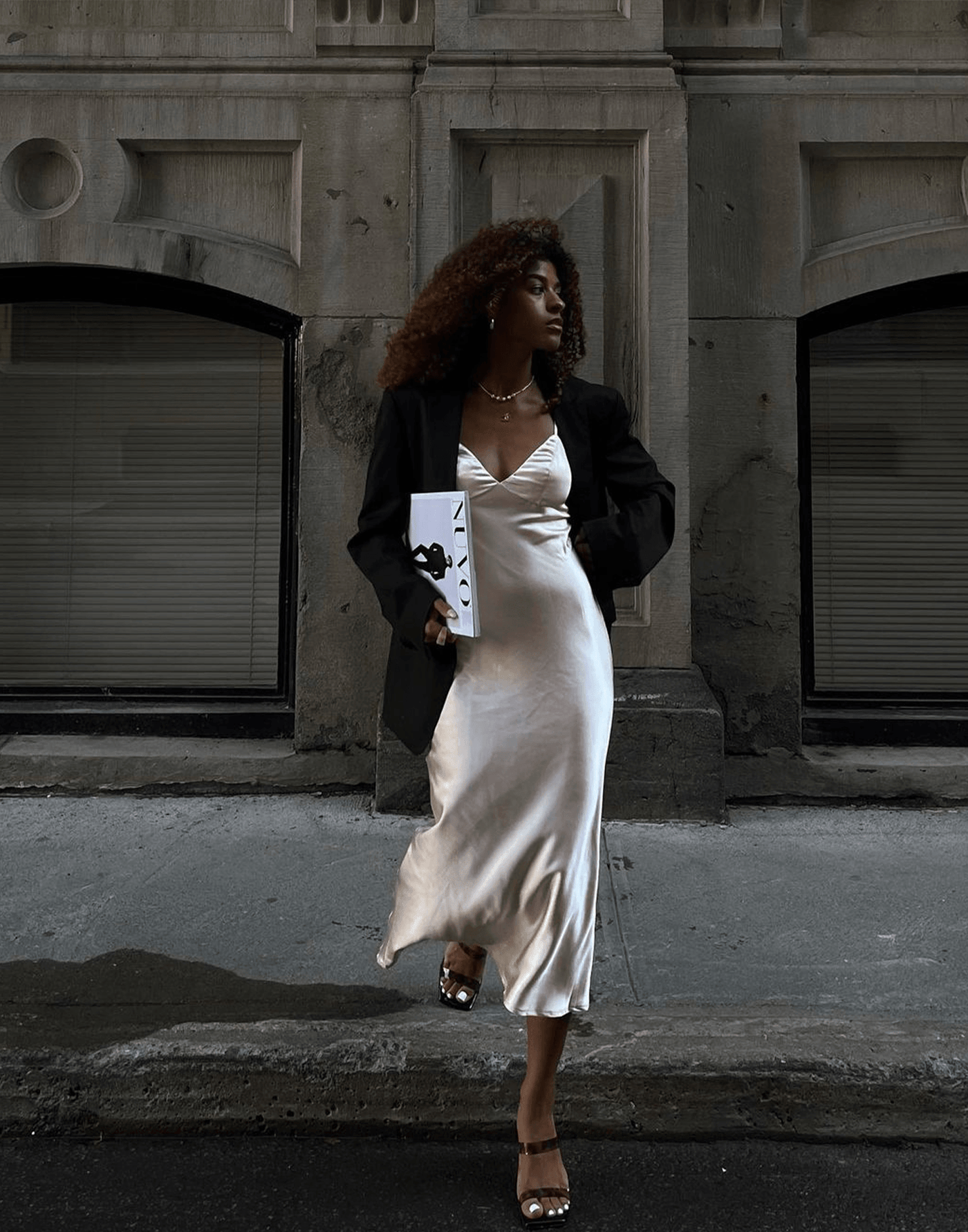 Romain Midi Dress (Soft Beige) - Beige Midi Dress - Women's Dress - Charcoal Clothing