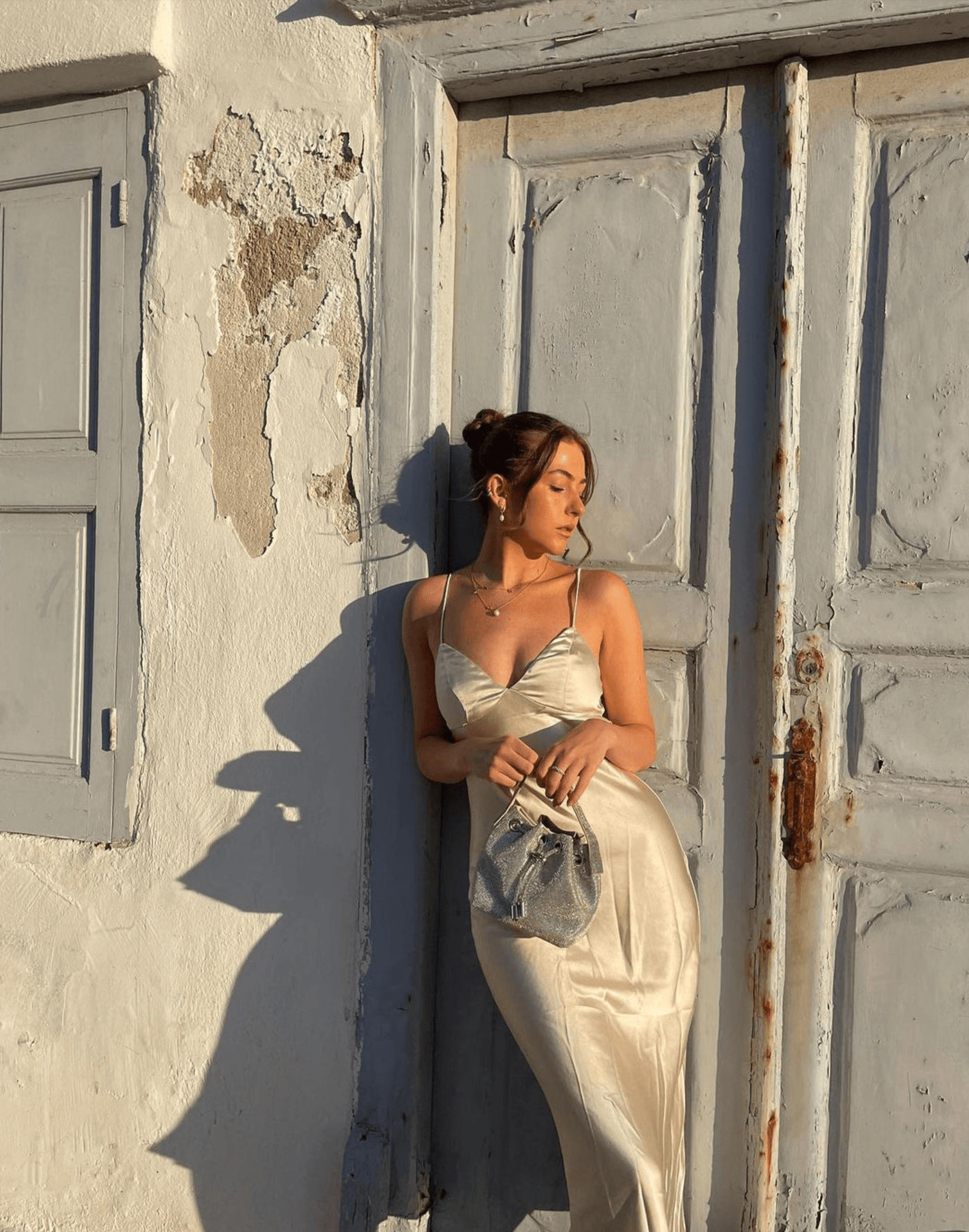 Romain Midi Dress (Soft Beige) - Beige Midi Dress - Women's Dress - Charcoal Clothing